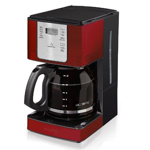 Red 12 Cup Drip Coffee Maker Programmable Brew Restaurant Pot Machine Automatic Red 12 Cup Drip Coffee Maker Programmable Brew Restaurant Pot Machine Automatic